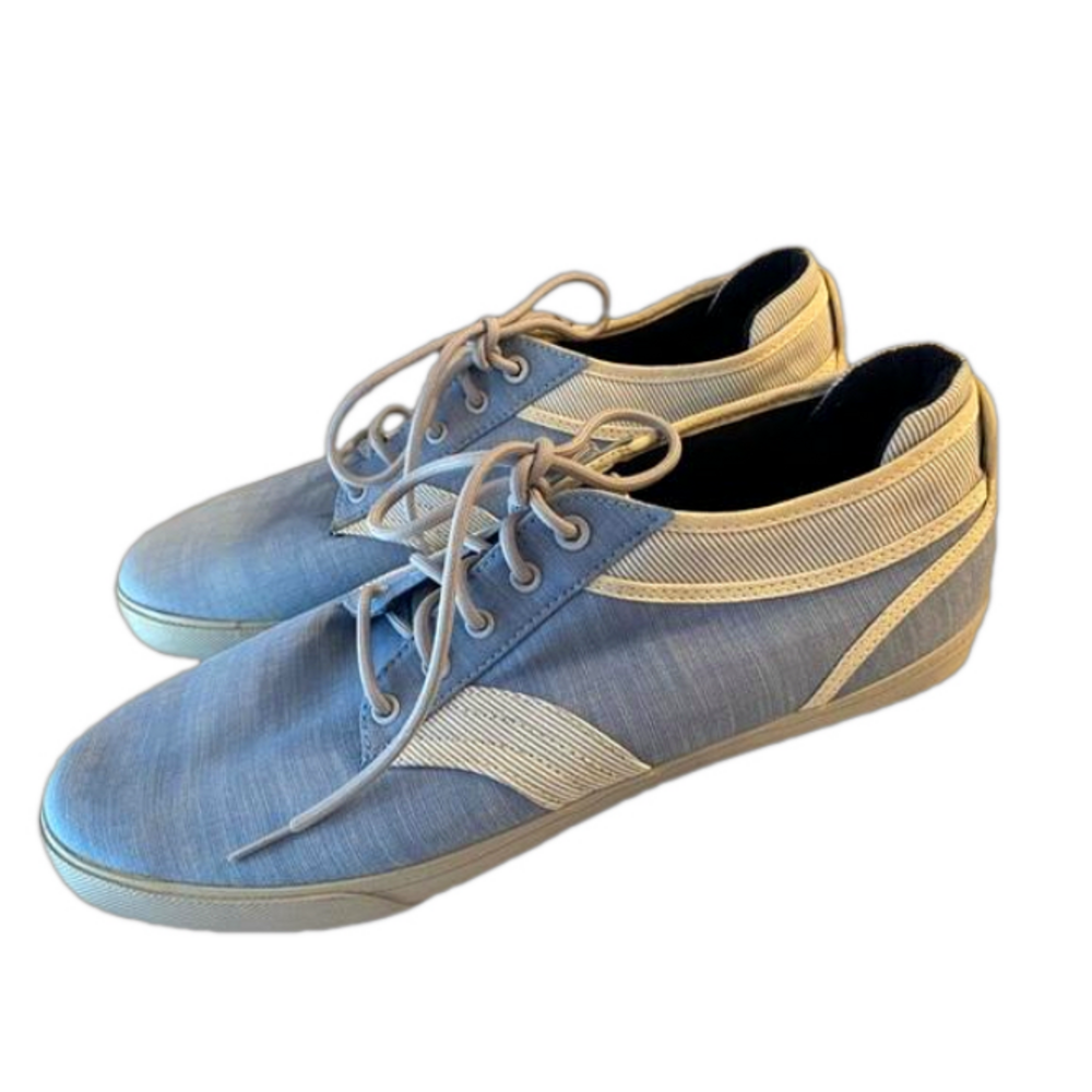 DC Shoes Life Collection Merge TX Chambray Blue Low Top Sneakers Men’s Size 14
